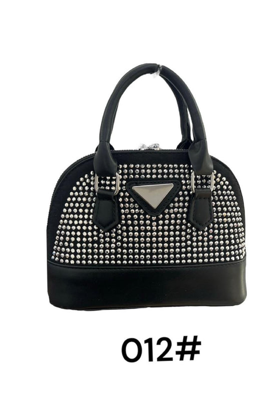 BORSA MODA DONNA A MANO, CON BRILLANTINI, AR.012#